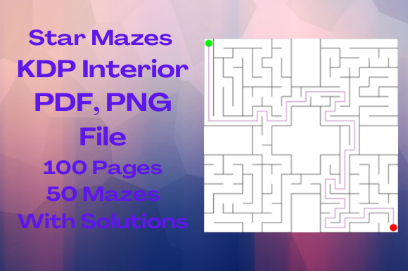 50 Star Mazes for KDP Activity Books: A Comprehensive Review