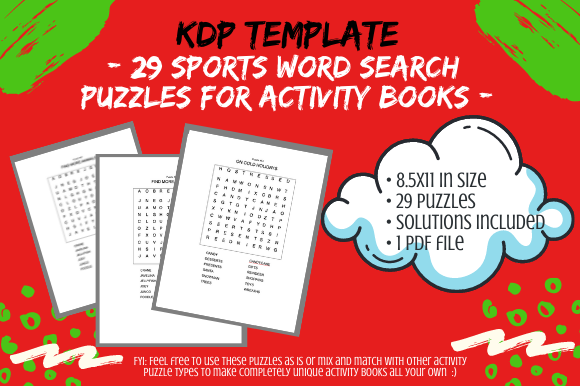Explore 29 Sports Word Search Puzzles