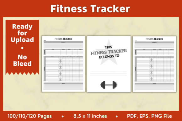 Fitness Tracker KDP Interior 8,5x11in