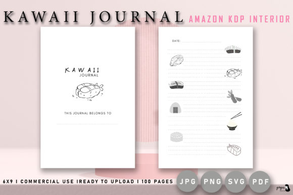 Kawaii Journal Kdp Interior: A Creative and Versatile Tool for Your Daily Life
