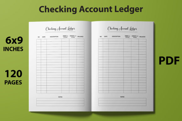 Manage Finances with KDP Checking Account Ledger