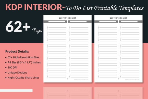 Maximizing Productivity with To-Do List Printable Templates - KDP