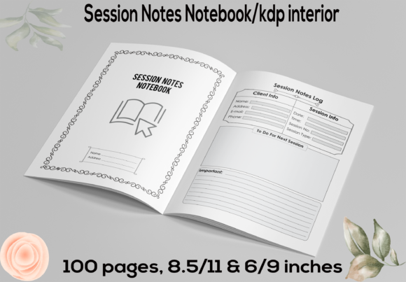 Session Notes Notebook - KDP Interior: A Versatile Tool for Your Workflow