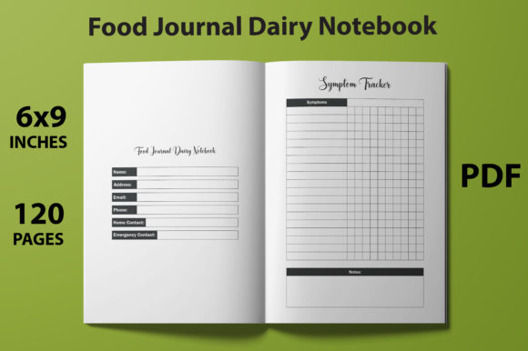 Strategic Use of Food Journal Diary Notebook KDP Interior for Enhanced Productivity and Goal Achievement