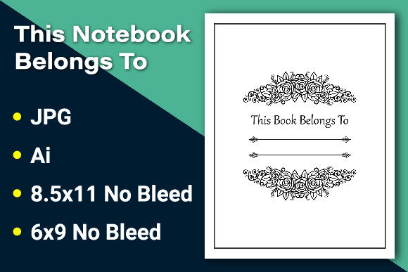 This Book Belongs to Coloring Page-8: A Creative and Versatile Design for Your Projects