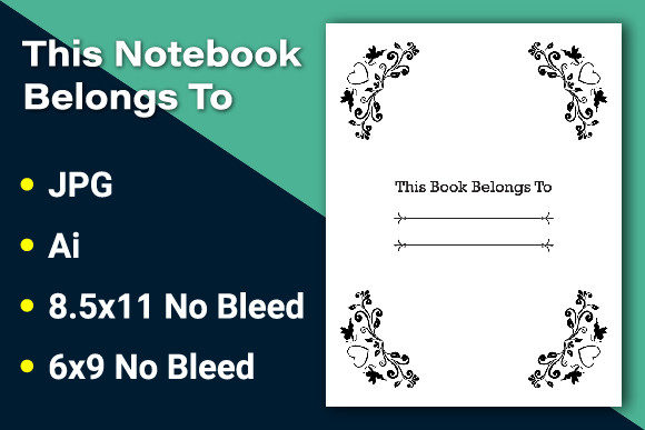 This Book Belongs to KDP Interior-2: A Strategic Tool for Creative Publishing