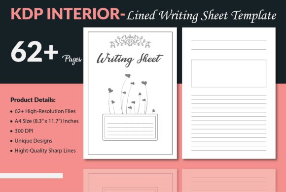 Ultimate Lined Writing Sheet Template for KDP