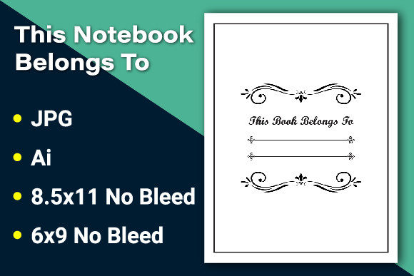 Unlock Creativity with This Book Belongs to Coloring Page-5: A Perfect Addition for Your KDP Books