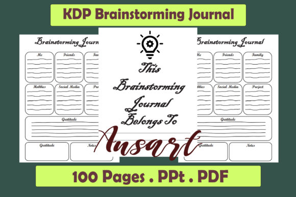 Unlock Your Creativity with the KDP Brainstorming Journal