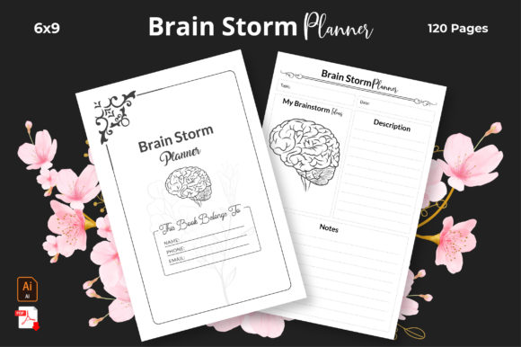 Unlocking Creativity and Efficiency with Brain Storm Planner - KDP Interior