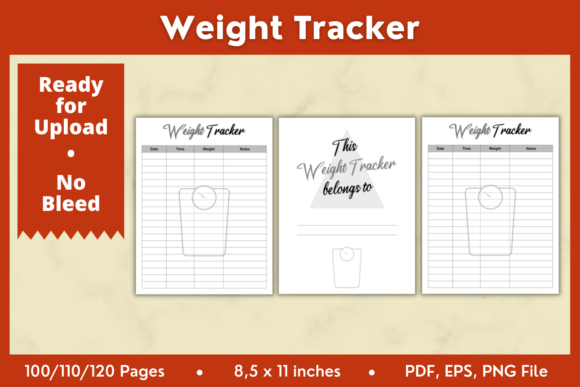Weight Tracker KDP Interior 8,5x11in: A Comprehensive Tool for Your Publishing Needs